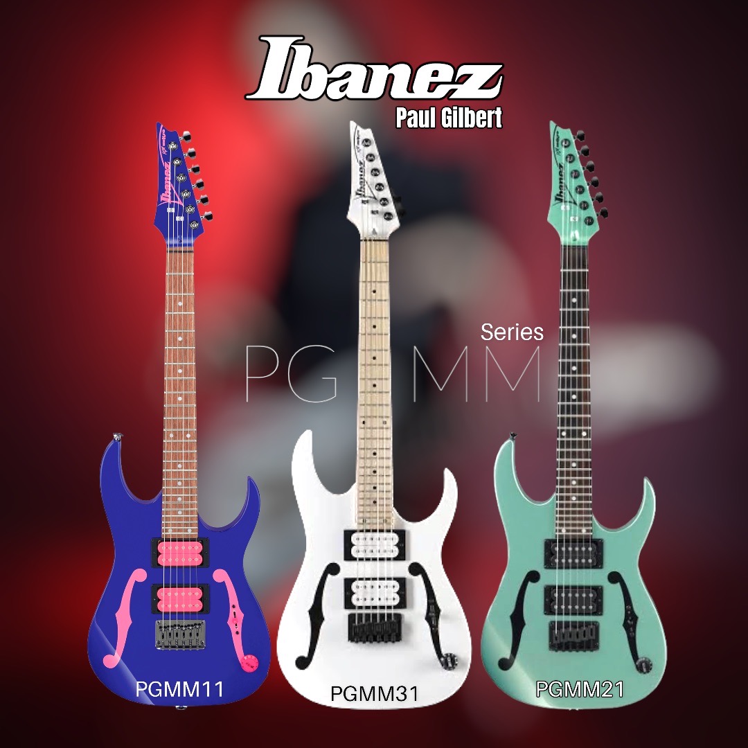 กีตาร์ไฟฟ้า Ibanez PGMM Paul Gilbert Mikro Guitar